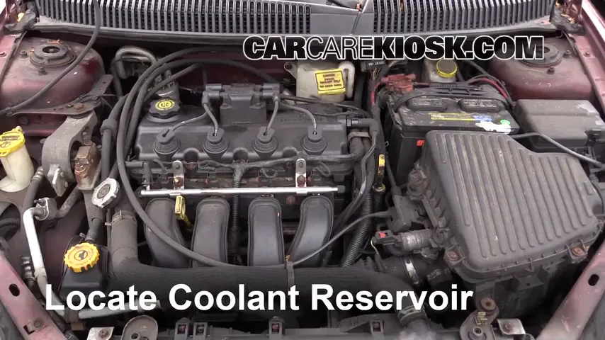 2002 Dodge Neon SE 2.0L 4 Cyl. Refrigerante (anticongelante) Agregar refrigerante